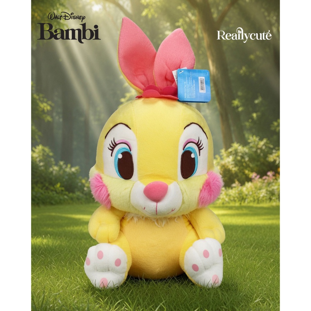 Disney Miss Bunny Bambi ตุ๊กตากระต่าย ลิขสิทธิ์แท้ Disney ตุ๊กตา Bambi Plush
