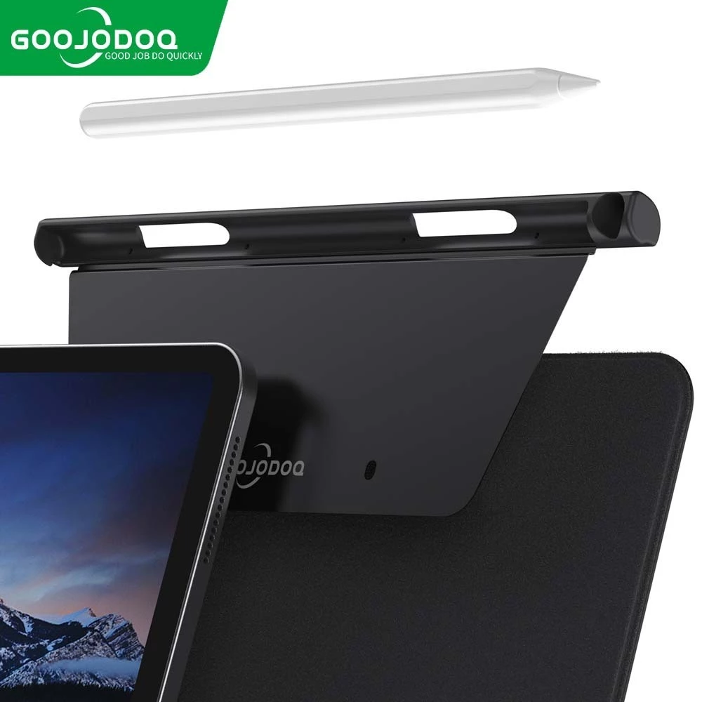 GOOJODOQ เคส พร้อมช่องเก็บปากกาสไตลัสแบบยึดด้วยแม่เหล็ก สำหรับติดตั้งระหว่าง iPad กับเคสคีย์บอร์ด