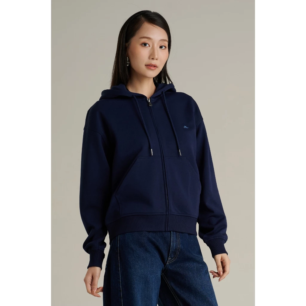 Mc JEANS (แม็คยีนส์) เสื้อกันหนาวผู้หญิง เสื้อกันหนาวมีฮู้ด ทรงเรกูลาร์ Regular Fit Hoodie มีให้เลือก 2 สี MJHP258
