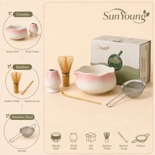 🍵[chawan matcha 5 set]🔥ชุดชงมัทฉะ ถ้วยชงชามัทฉะ ของขวัญ ชุดชงชา🎁COD จัดส่งภายใน 24 ชั่วโมง