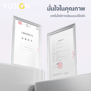 Vusign กระดานเขียนแบบไร้หมึก ไวท์บอร์ดไร้หมึก เบา ชัด ลายการ์ตูน พกพาสะดวก ฟรีปากกา Magic Whiteboard