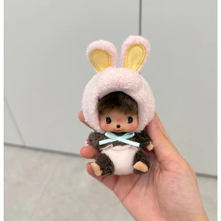🇯🇵 นำเข้าจากญี่ปุ่น 💖 Monchhichi x Hello Kitty พวงกุญแจตุ๊กตา คอลเลกชันครบรอบ 50 ปี ห้อยกระเป๋า 🎀