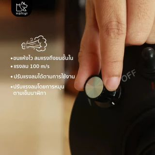 Haftigt ไดร์เป่าขนสุนัข ขนแมว ขนหมา เครื่องเป่าขนสุนัข สัตว์เลี้ยง เสียงเงียบกว่าไดร์คน รุ่น MN-636 สีขาว