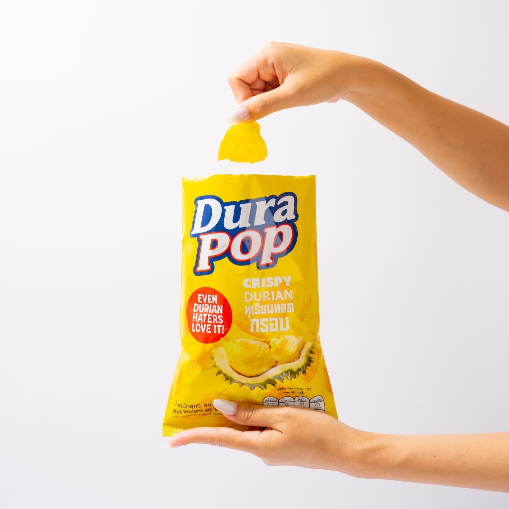 Durapop - ทุเรียนทอดพรีเมียม ไม่หืน ไม่เค็ม ไม่อมน้ำมัน มีอย. GHP HACCP