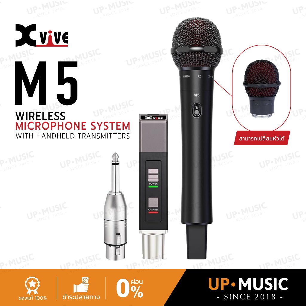 ไมค์ Xvive M5 Wireless Microphone System