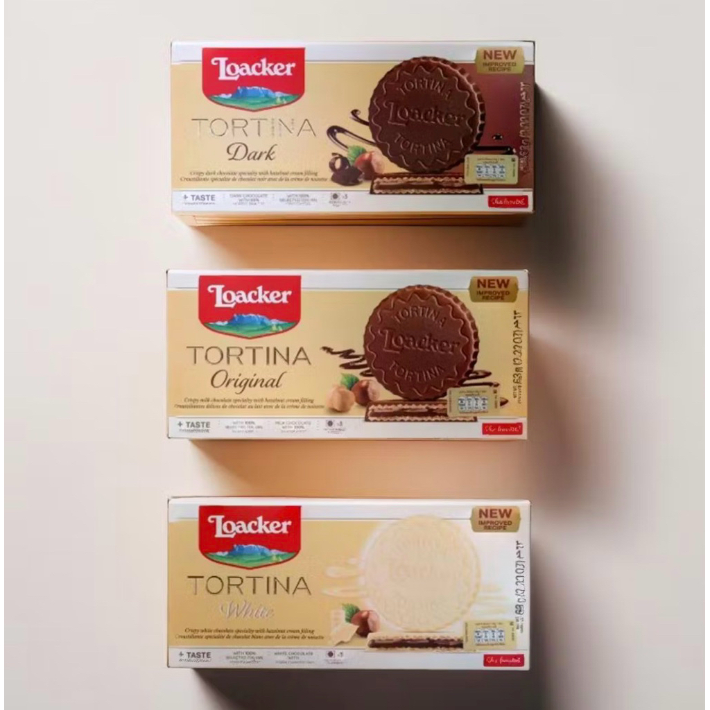 Loacker Tortina (ล็อคเกอร์ ทอร์ทิน่า) เวเฟอร์สอดไส้ครีมเฮเซลนัททรงกลมระดับพรีเมียมจากอิตาลี