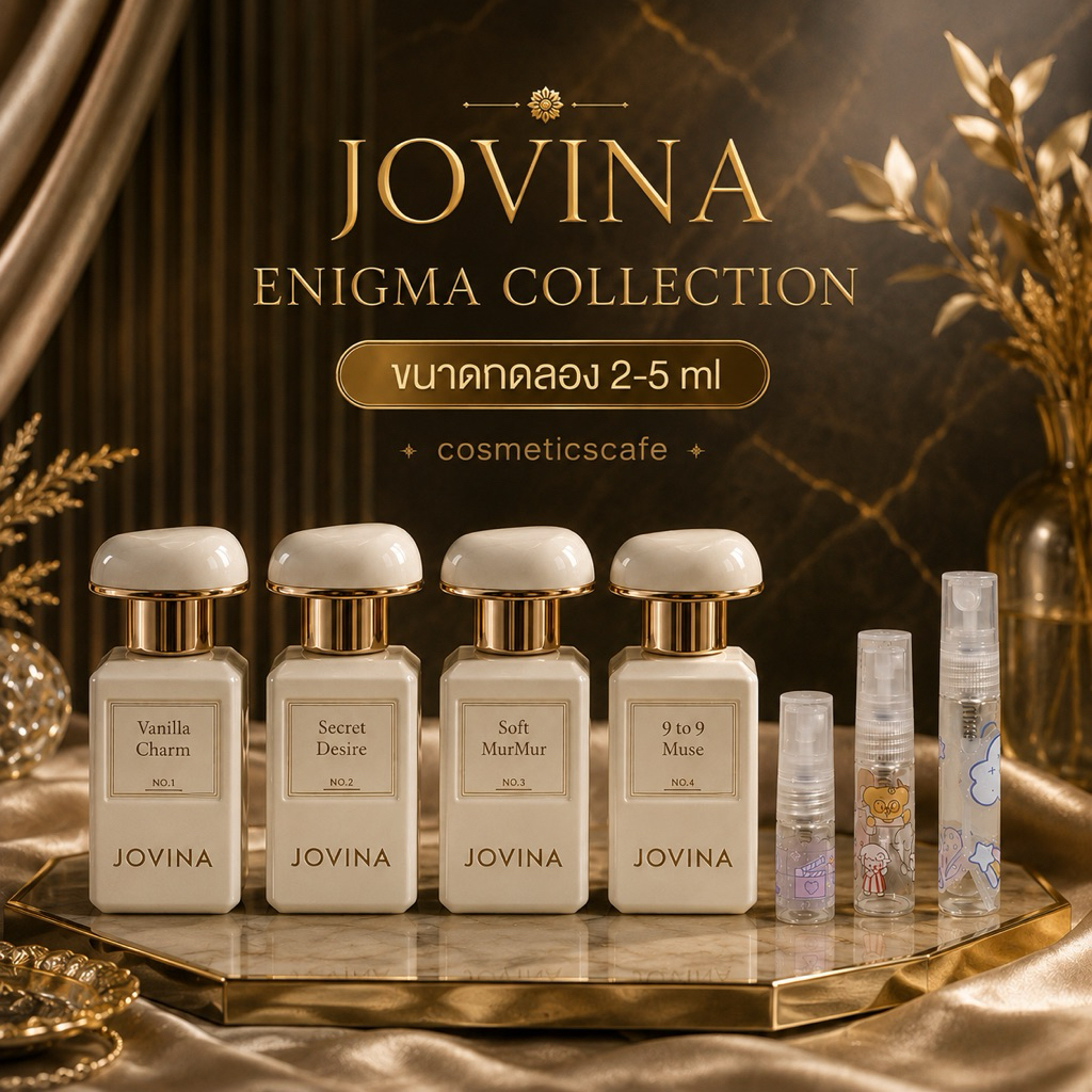 ขนาดทดลอง* JOVINA น้ำหอมโจวีน่า The Perfume Chest - Enigma Collection โจวีน่า