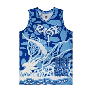 เสื้อบาสแขนสั้น เสื้อบาสแขนกุด กางเกงกีฬา กางเกงบาสขาสั้น NC MELO La France' Collection [ มีไซส์ใหญ่ ]