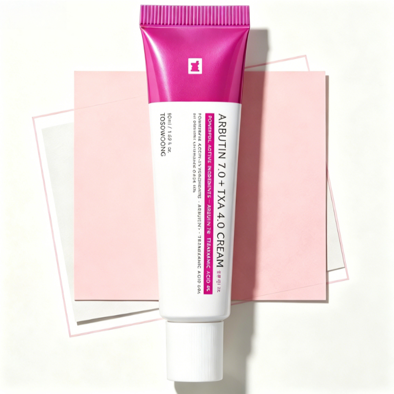 TOSOWOONG Arbutin 7% + Tranexamic Acid 4% Cream 1pcs – 7% Arbutin + Niacinamide  กระจ่างใส ผิวสม่ำ