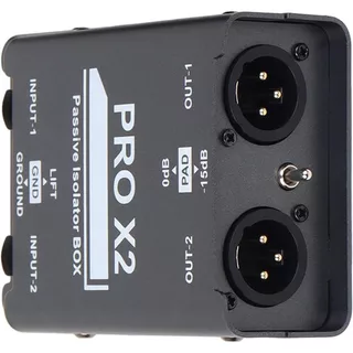 ใหม่ ตัวแยกเสียงเสียง 2 ทาง CH* Studio Grade 2CH Noise Canceller Auditory Isolator Box ใช้เพื่อลดสัญญาณรบกวนในกระแสไฟฟ้า