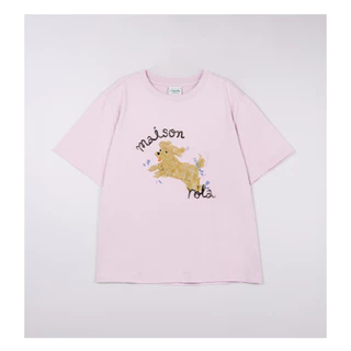 ROLAROLA - ROLA PUPPY FRIENDS T-SHIRT (CHARCOAL, PINK , WHITE)