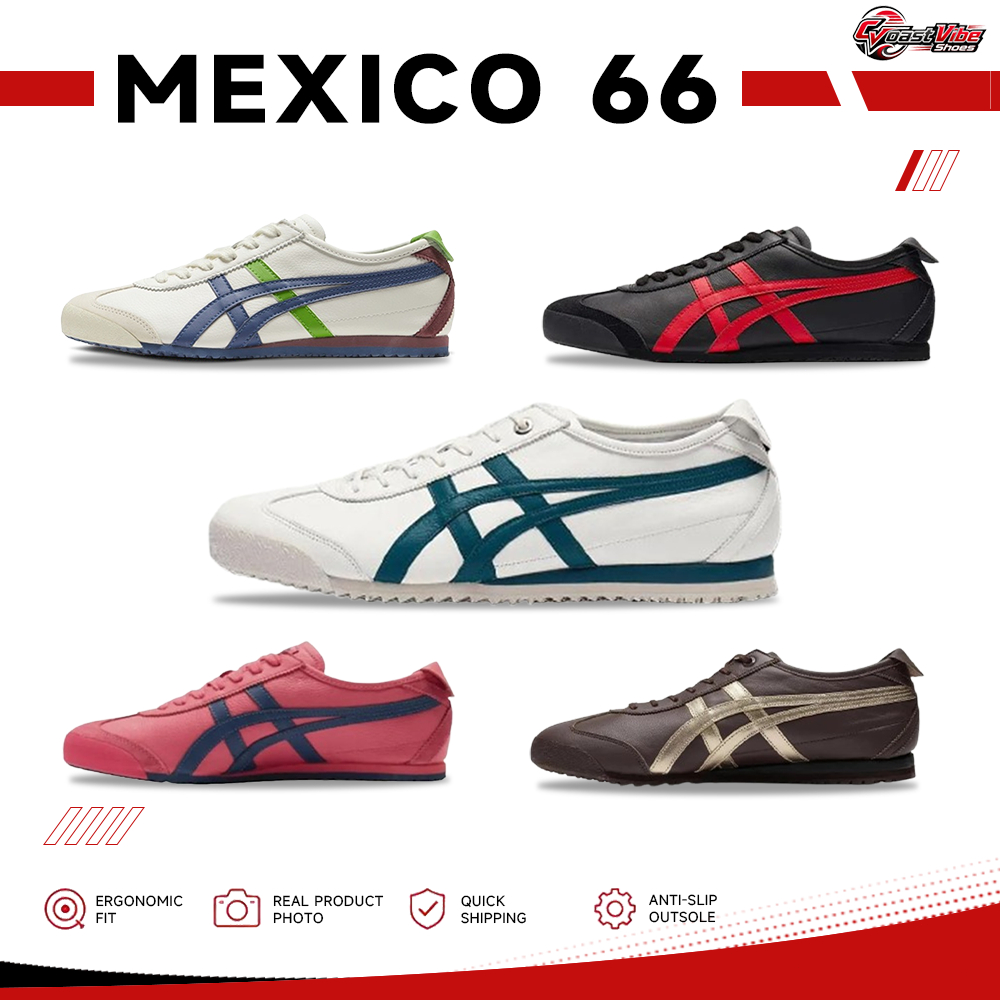 【ของแท้ 100%】 Tiger Mexico 66 🌙 ☁  เบา รองเท้าลำลอง ไซส์ 36-45 1183A201-115/1183A872-204/1183B771-70