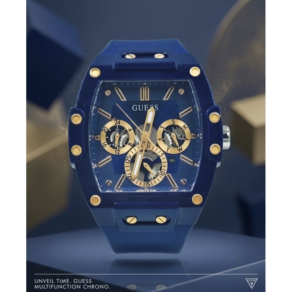 Guess Men's Phoenix Blue Watch GW0203G7
