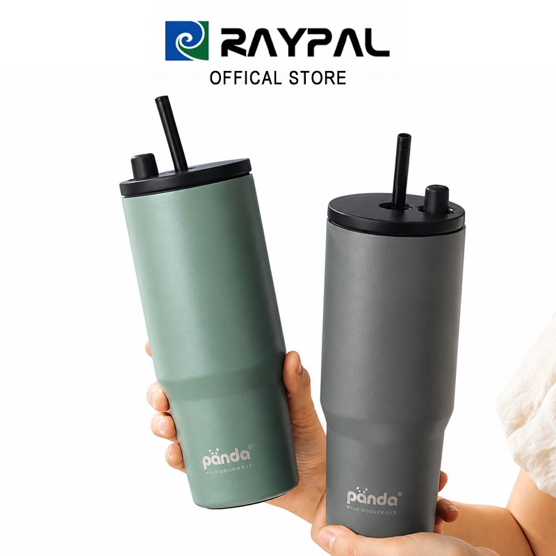 แก้วเก็บความเย็น 750ML แก้วเก็บความร้อนสแตนเลส 316 แก้วเก็บความร้อน/เย็น แก้วเก็บความร้อนแบบมีหลอด แ
