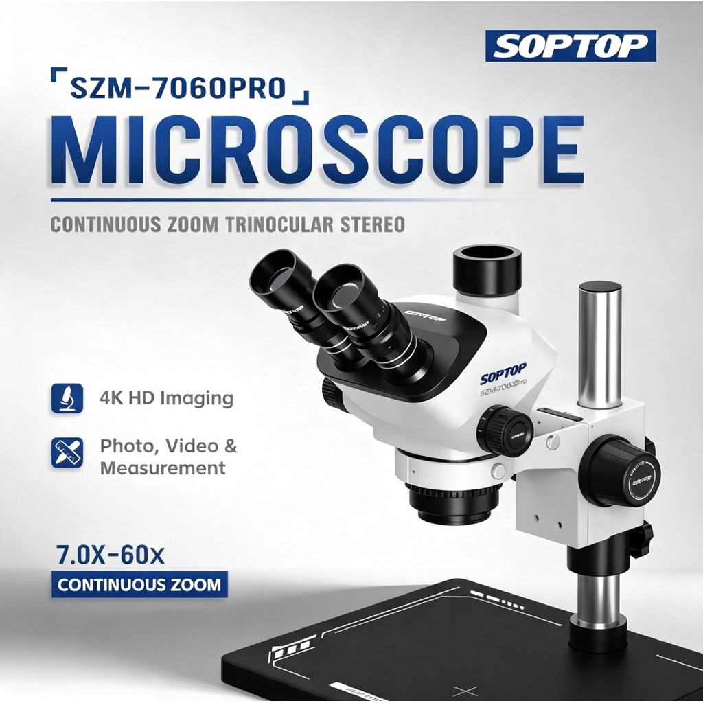 กล้องจุลทรรศน์ SOPTOP SZM-7060Pro