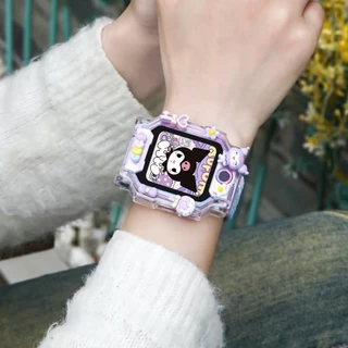 【เคส+สายลายเดียวกัน】สายนาฬิกา สำหรับ imoo Z1 Z3 Z7 X10สายซิลิโคน ไอมู่ ไอโม่ สำหรับ Z1 สายการ์ตูนน่ารัก X10
