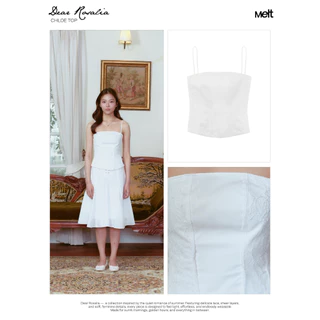 MELT.INMOMENTS Julie Top เสื้อคอร์เซทแต่งลูกไม้ (พร้อมส่ง) - โค้ดลด 25% max 1,000