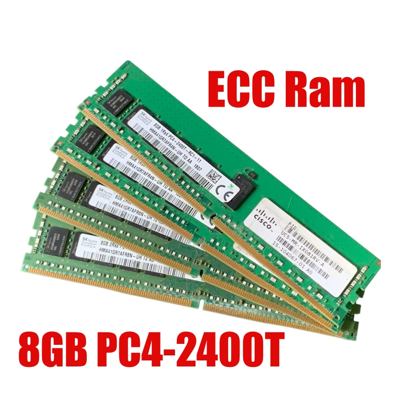 ECC RAM SKhynix 8GB DDR4 1Rx4 PC4-2400T-RC1-11 ram server แรมมือสองพร้อมใช้งาน