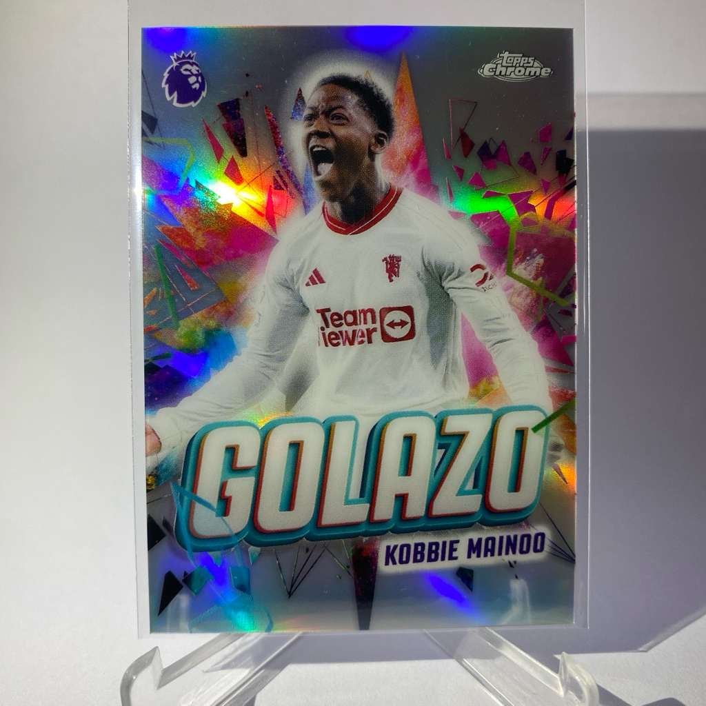 การ์ดนักฟุตบอล KOBBIE MAINOO, MANCHESTER UNITED, GOLAZO, TOPPS CHROME 2026, No.GZ-5