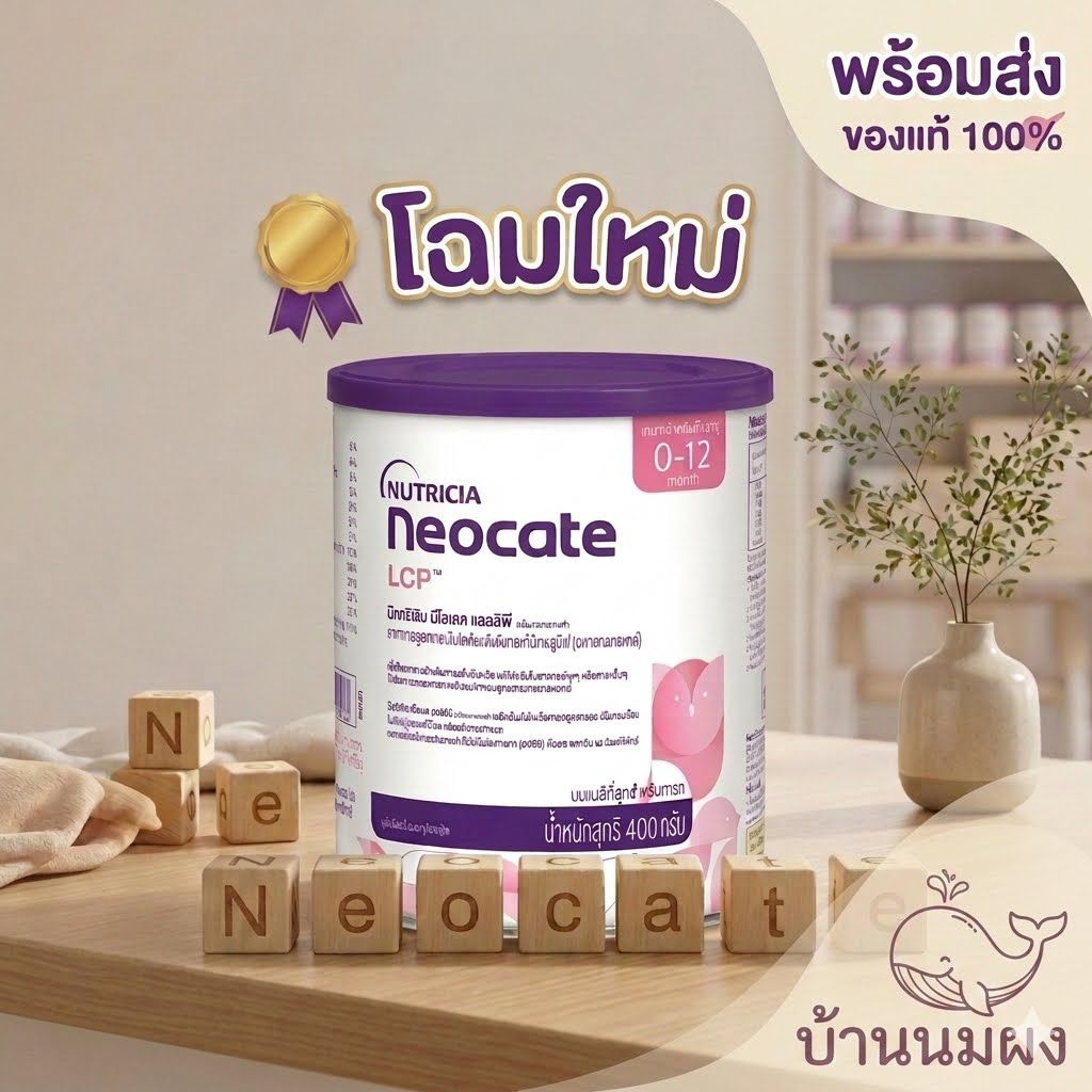 Nutricia Neocate LCP นีโอเคท นีโอเคต LCP 400g Exp 08/2027