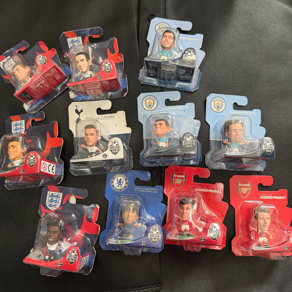 โมเดลนักฟุตบอล SoccerStarz Arsenal Mancity England ลิขสิทธิ์แท้ 100%