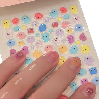 สติกเกอร์ติดหน้าเล็บลายลูกตา สติกเกอร์อเนกประสงค์ สินค้าพร้อมส่ง