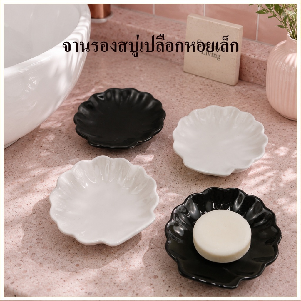 จานรองสบู่ : เปลือกหอยเล็ก