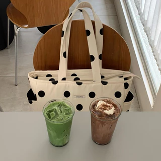 SUNSCRÈME - CARRYALL DOT BAG (กระเป๋ารุ่น CARRYALL ลายจุด)