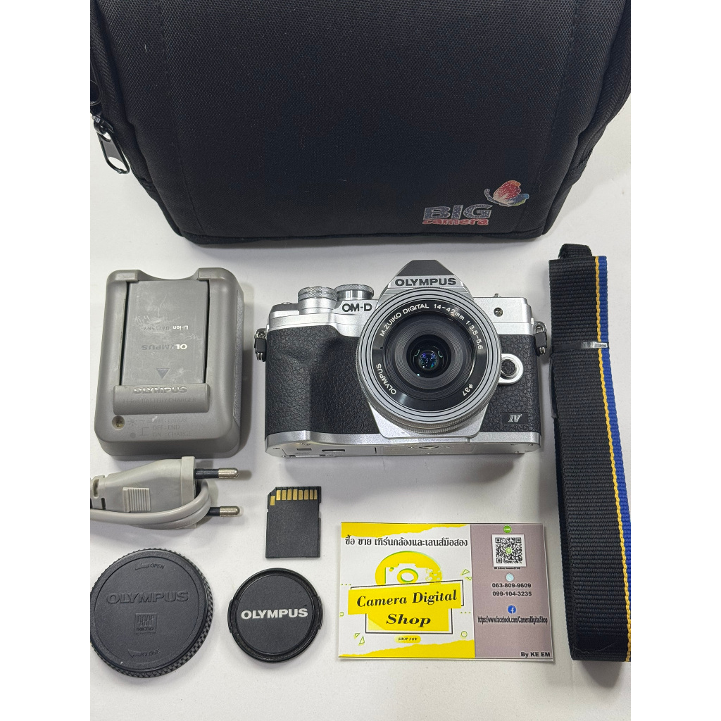 กล้องมือสอง Olympus EM10 Mark IV + Lens Olympus 14-42mm F3.5-5.6