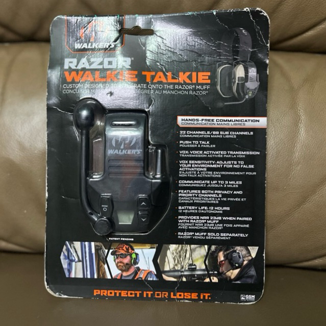 วิทยุสื่อสาร Walker's Razor Walkie Talkie แบบติดตั้งกับหูฟัง มือ1 ซีล แท้💯