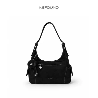NF26052 NEFOUND กระเป๋าคาร์โก้รุ่น KELA หนังกลับ Premium พร้อมพวงกุญแจ