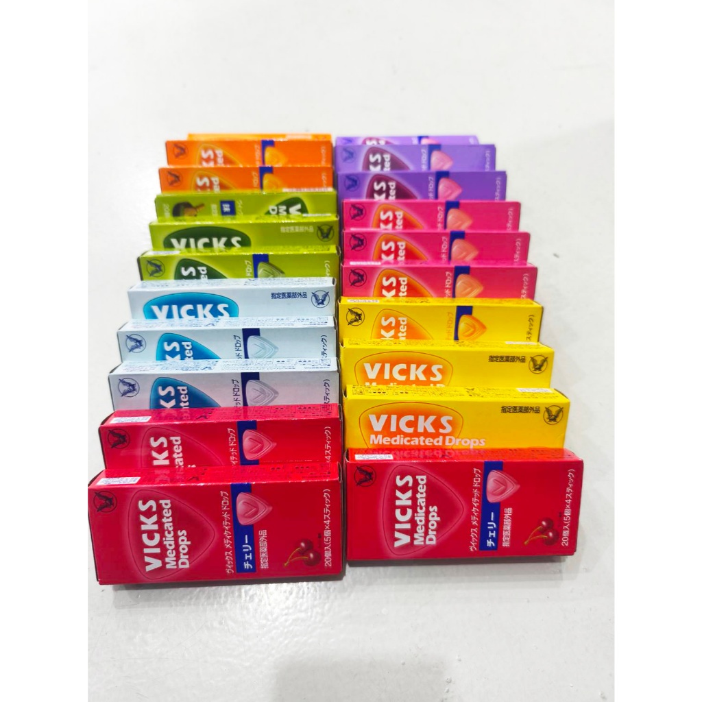 Clearance Sales !! ลูกอม Vicks Drops 20 เม็ด ทุกรส