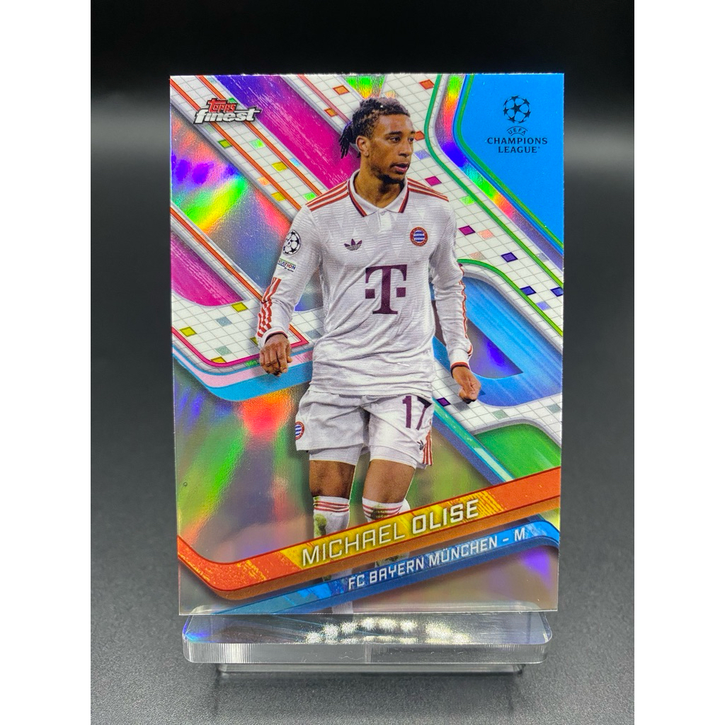 การ์ดฟุตบอล Michael Olise Refractor | 2024-25 Topps Finest UEFA Champions League