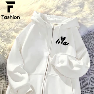 เสื้อสเวตเตอร์แจ็คเก็ตมีฮู้ด Unisex ใส่คู่กับแฟนได้ เนื้อผ้านุ่ม ใส่สบาย หน้าหนาวนี้ต้องมี