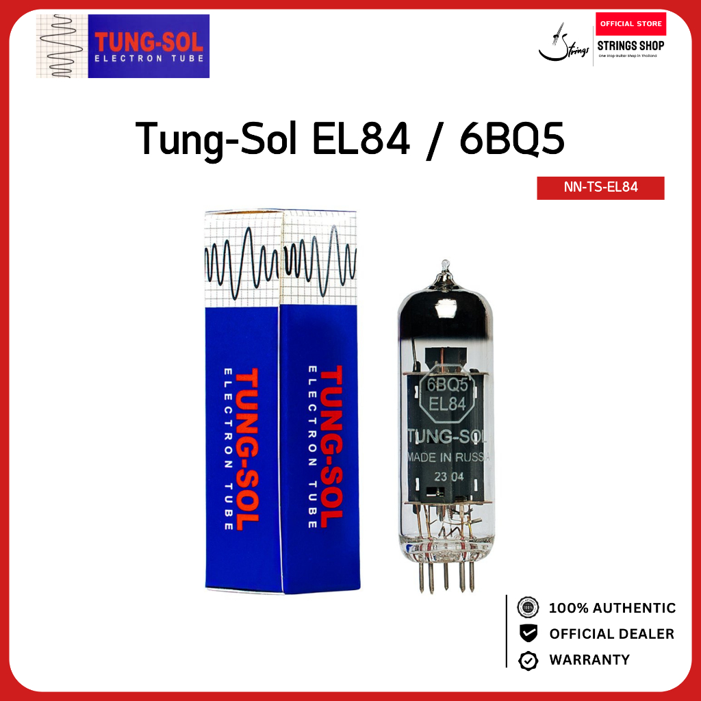Tung-Sol EL84 / 6BQ5 Power Tube หลอดเพาเวอร์แอมป์กีตาร์ Vacuum Tube สำหรับ Guitar Amp