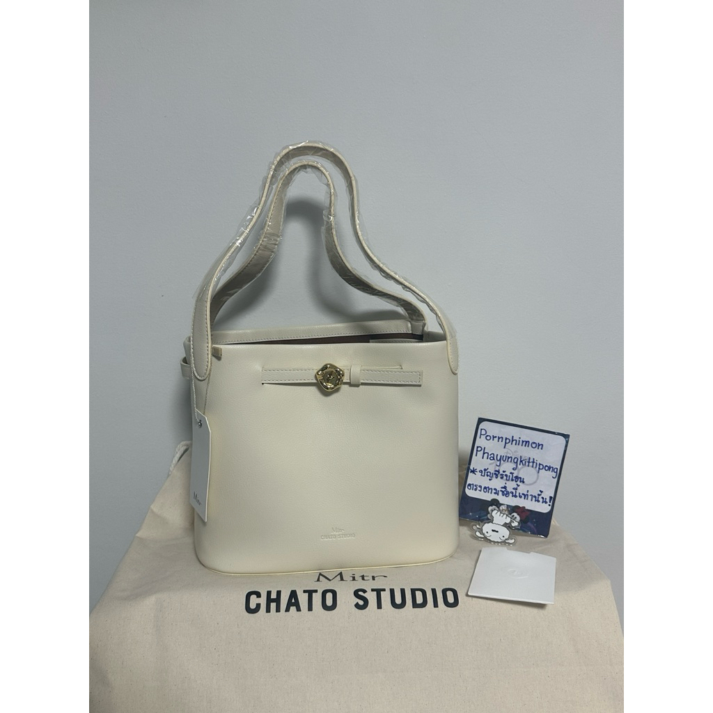 (พร้อมส่ง)Newกระเป๋าMitr x Chato Studio Bucket bag สี
