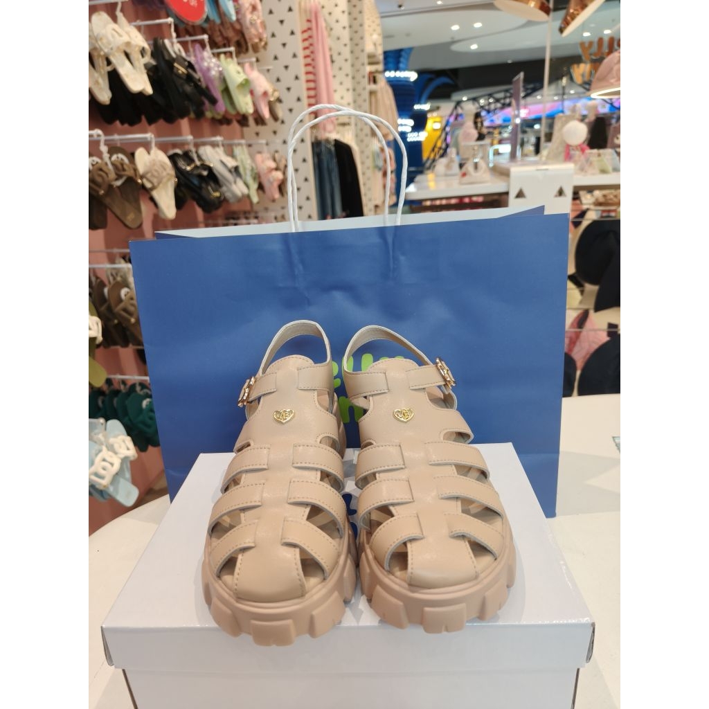 รองเท้ารัดส้น MAGEI JAYDAN  สีน้ำตาล แบนด์ Jelly bunny

