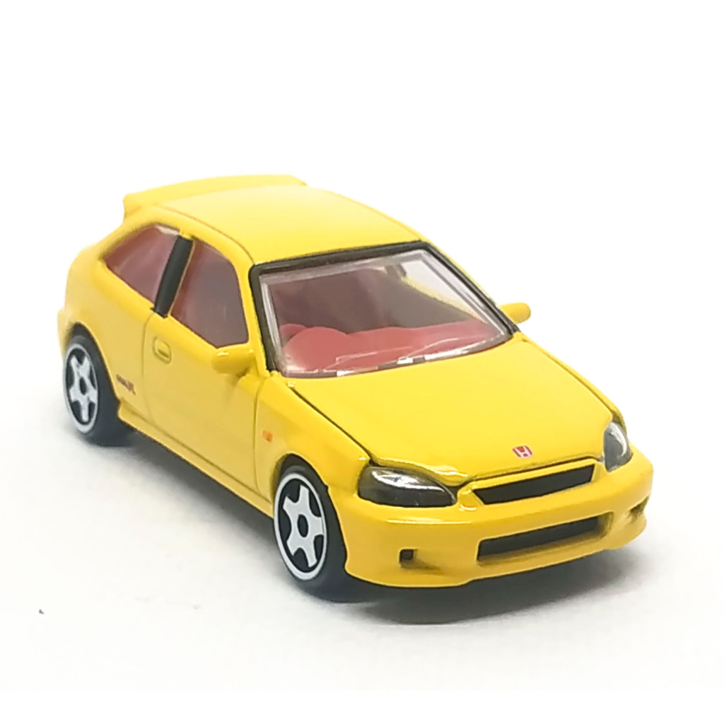 Majorette Honda Civic Type R EK9 - Japan Series - Red Interior สีเหลือง สเกล 1/57 (8 cm) ไม่มี Packa