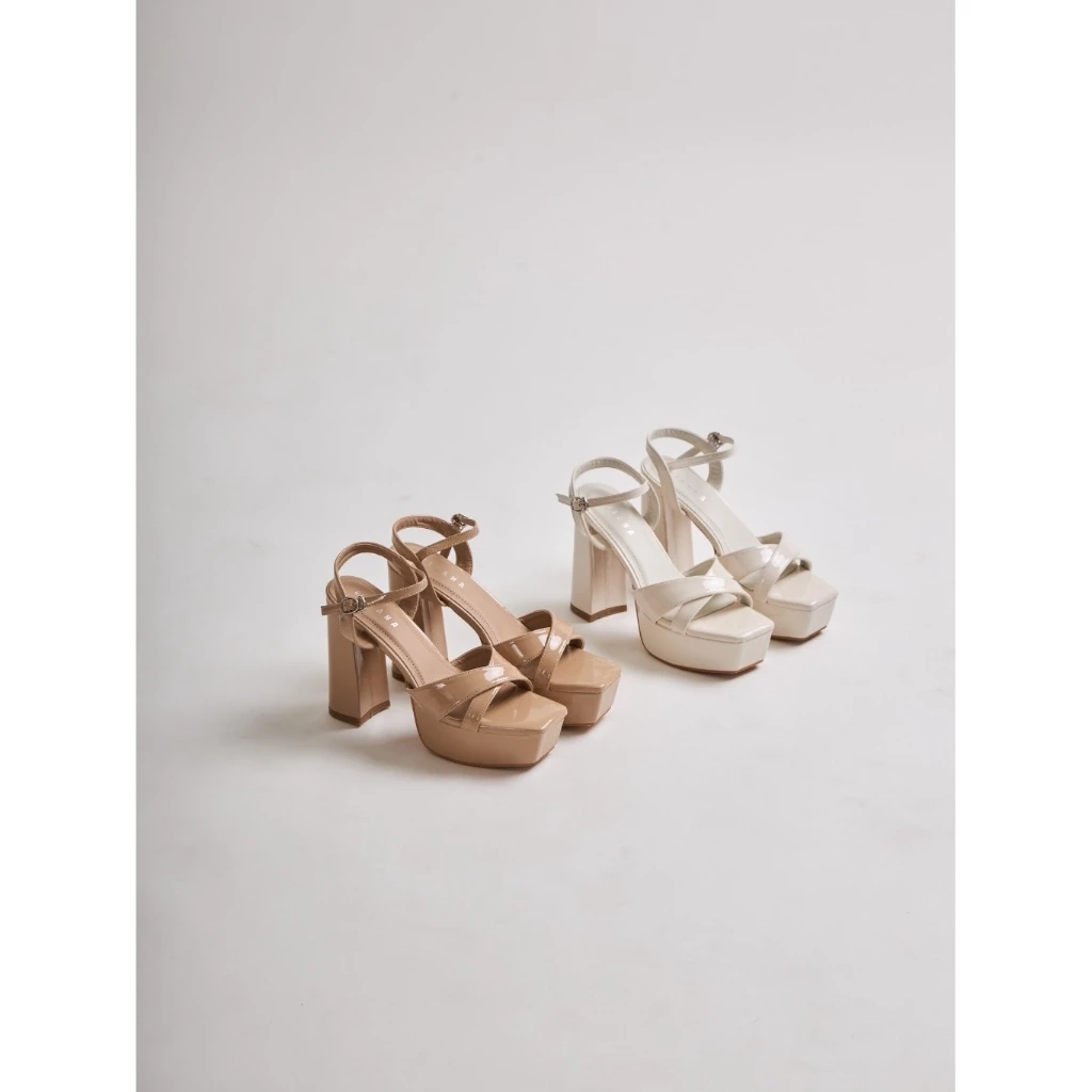 25twentyfives - รองเท้าส้นสูงสไตล์ Platform Strap Heels รุ่น DS-15 wilana สูง5นิ้ว