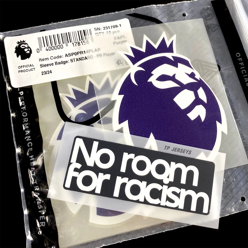 2023-27 EPL + No room for racism Official Patch Set
