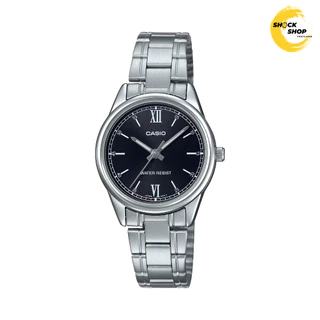 CASIO นาฬิกาผู้หญิง รุ่น LTP-V005D วัสดุสเตนเลสสตีล สีเงิน คาสิโอ