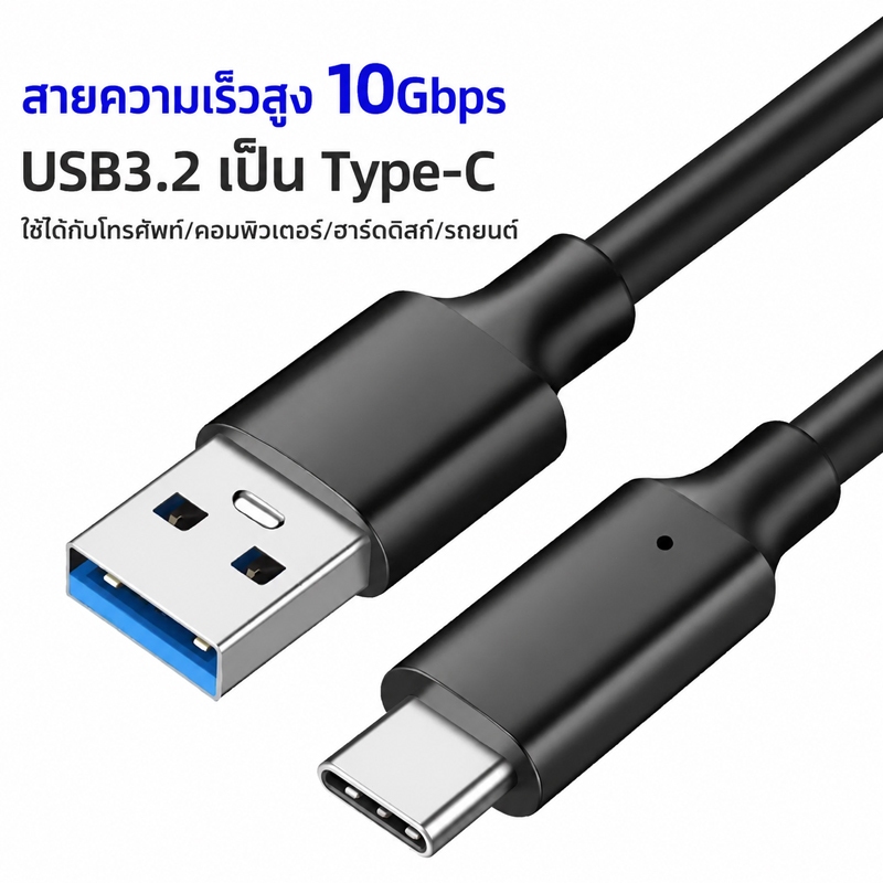 สายชาร์จเร็ว TYPE-C 【สั่งซื้อแยกไม่จัดส่ง - กรุณาอย่าสั่งซื้