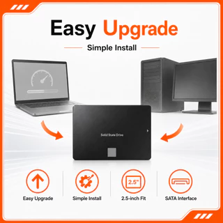 Ready Stock！500GB 1TB 2TB 870EVO ความเร็วสูง SSD Solid state drives 6.0Gb/s Internal hard drive SATA3 2.5''