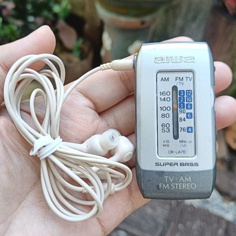 aiwa_CR-LA70_วิทยุพกพา+ หูฟัง