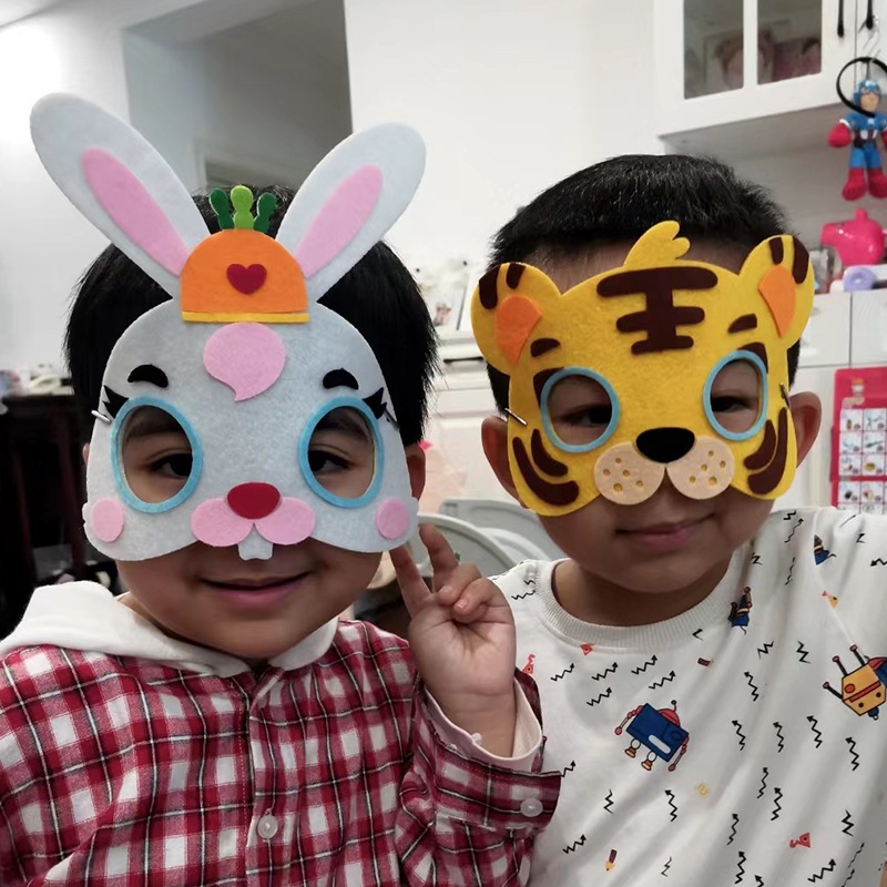 หน้ากากรูปสัตว์ DIY ประกอบง่าย สีสันสดใส ใช้ฝึกสมาธิ