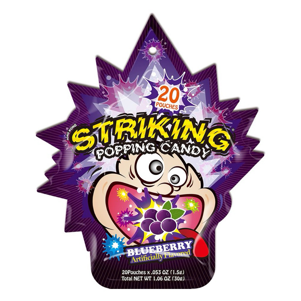 Baida candy popping candy grape  ลูกอมป๊อบปิ้งแคนดี้ รสองุ่น