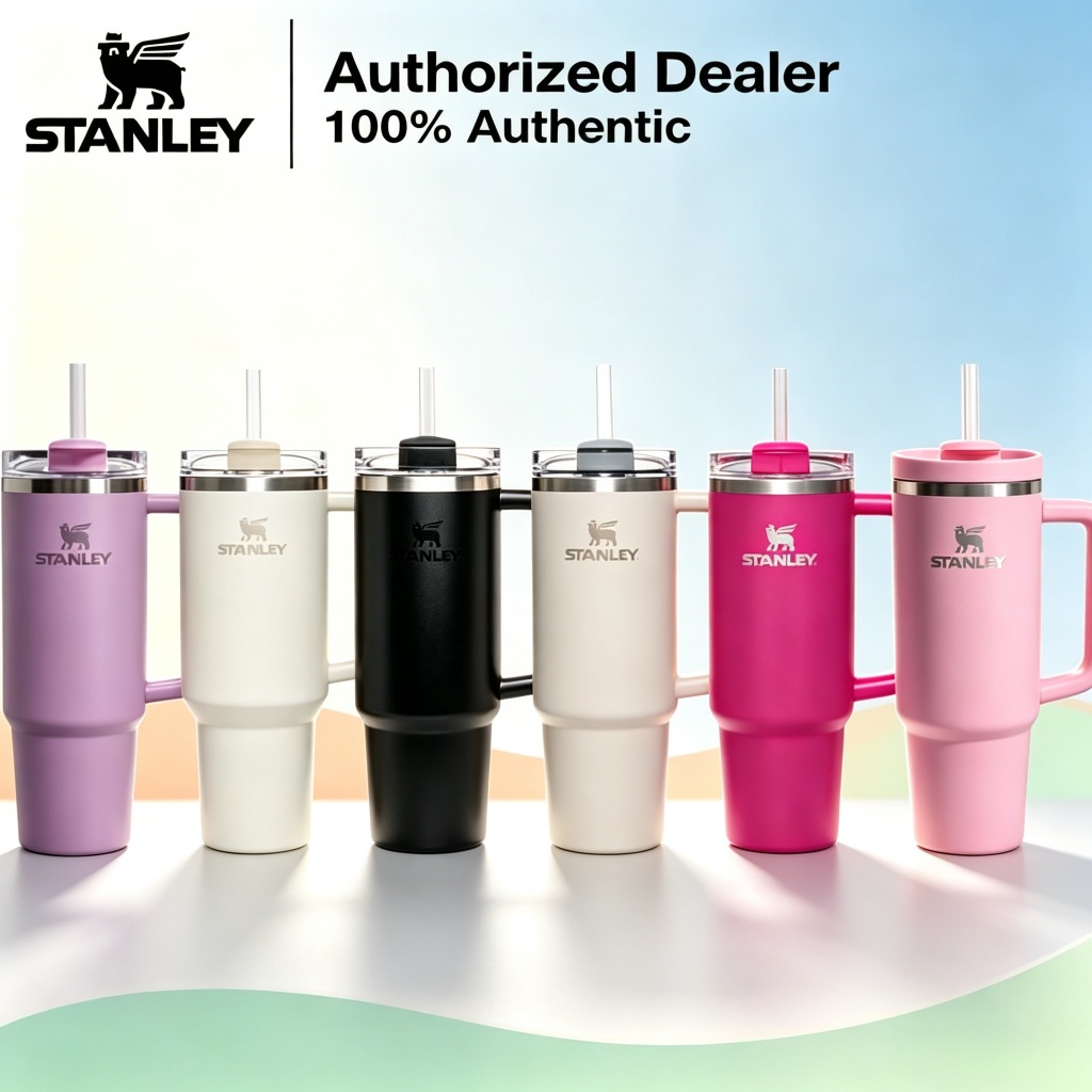 แก้ว STANLEY ขนาด 40oz ของแท้ ความจุสูง เก็บอุณหภูมิได้ยาวนาน พร้อมจัดส่งทันทีจากสต็อก