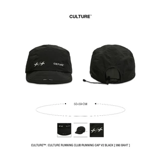 หมวกวิ่ง ผ้าบาง แห้งเร็ว ทรงสวย ปีกสั้น | Culture Running Club Running Cap V2 | หมวกเดินป่า | หมวก outdoor