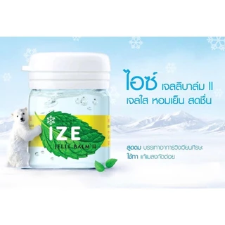 [ยกแพ็ค 12ขวด] ล็อตใหม่ ส่งไว✨✅ ไอซ์ เจลลิ บาล์ม Ize Jelli balm ไอซ์ ยาดม น้ำมันหอม เจลใส คัดจมูก ไอซ์ เจลลิบาล์ม 7g.