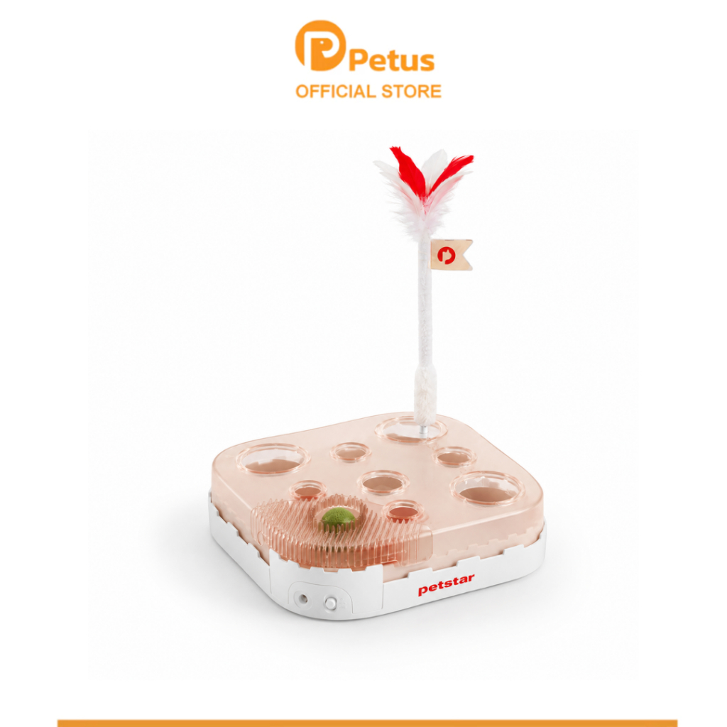 Petus ของเล่นแมวโต้ตอบ Cat Toy ฐานใส่อาหารได้ เรืองแสงในที่มืด เพิ่มความสนุกให้สัตว์เลี้ยง